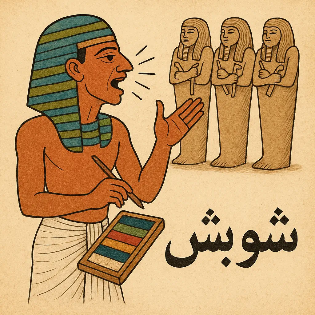 معنى كلمة شوبش