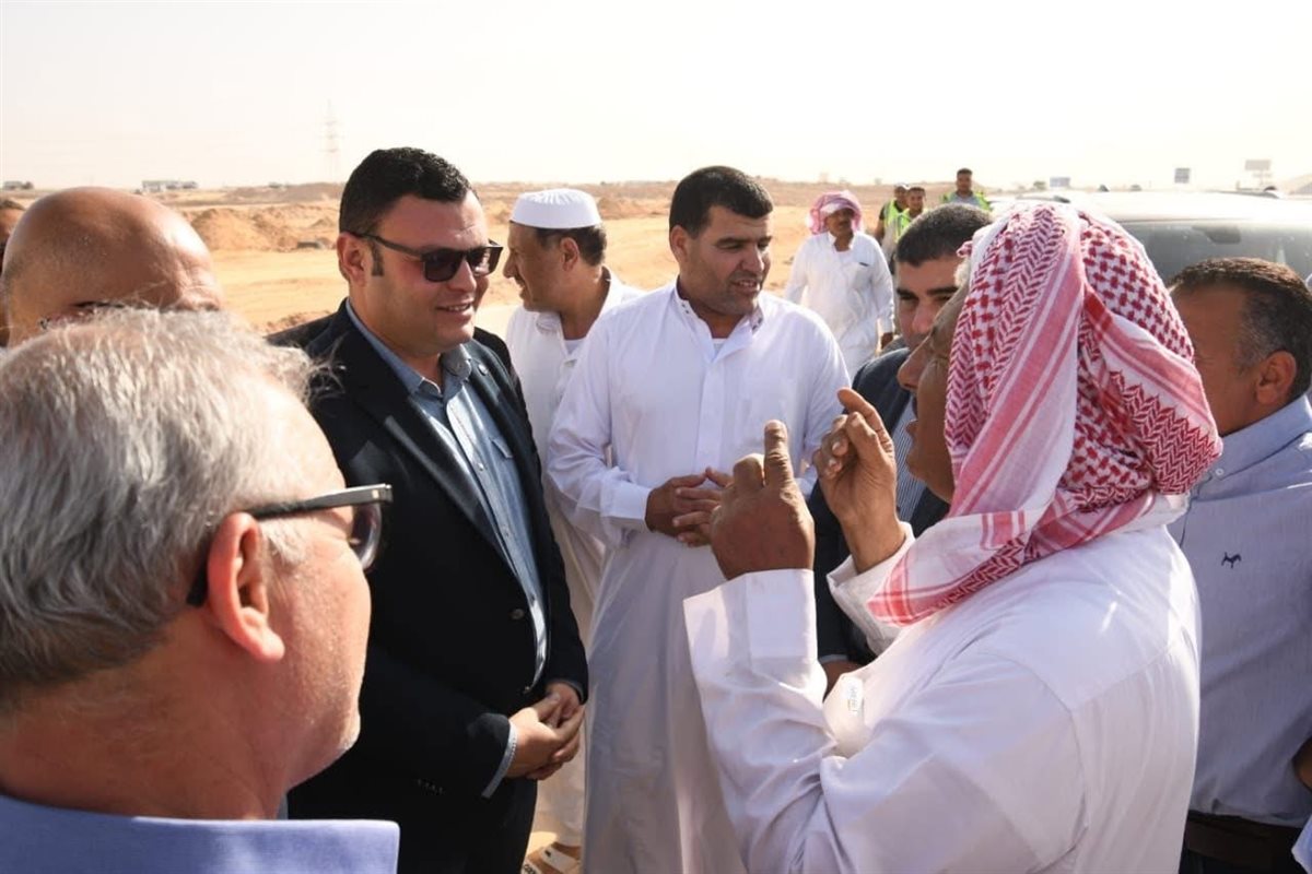 تفقد ميداني من وزير الإسكان في التجمع العمراني غرب الضبعة بالساحل الشمالي الغربي