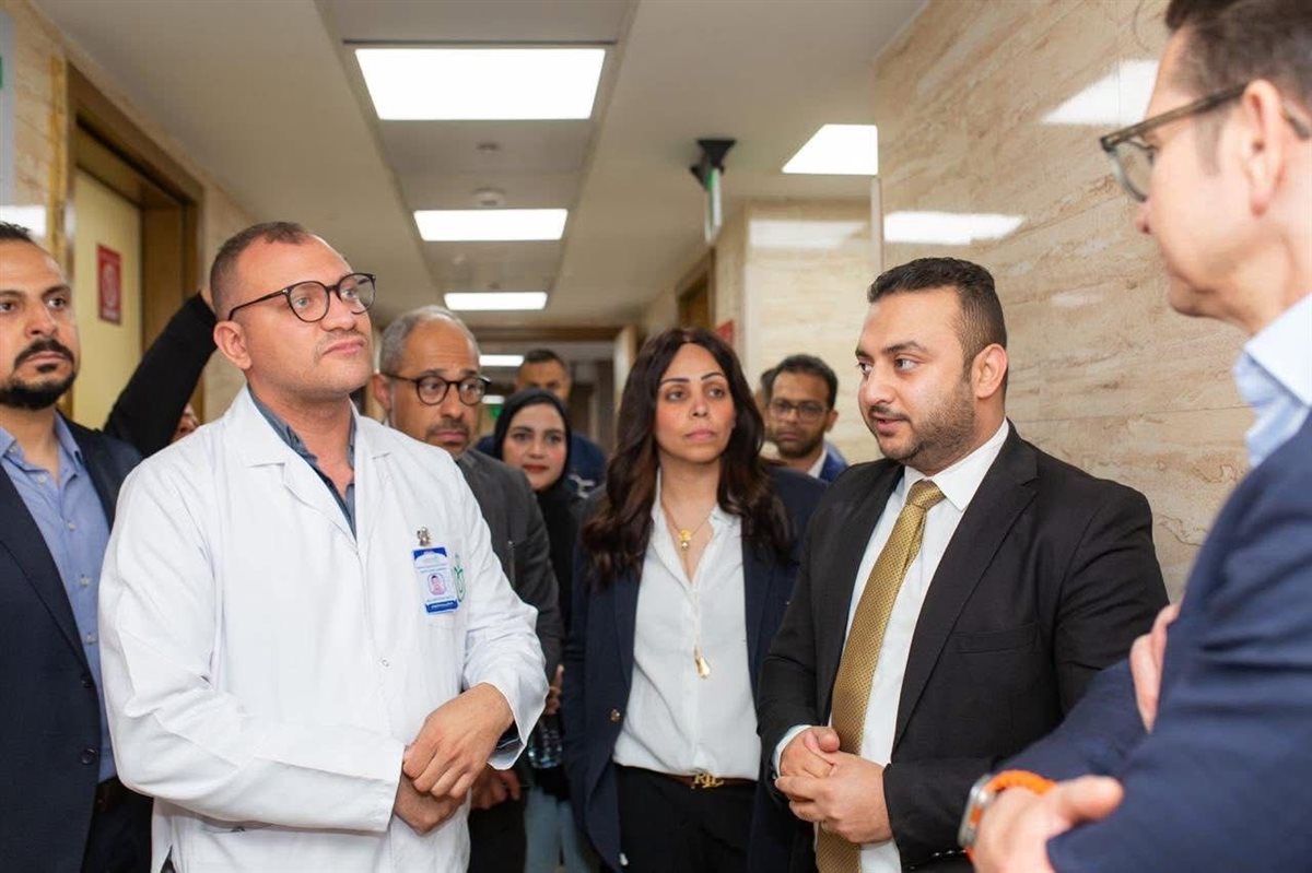 زيارة وفد جامعة إيسن الألمانية لمستشفيات الأقصر
