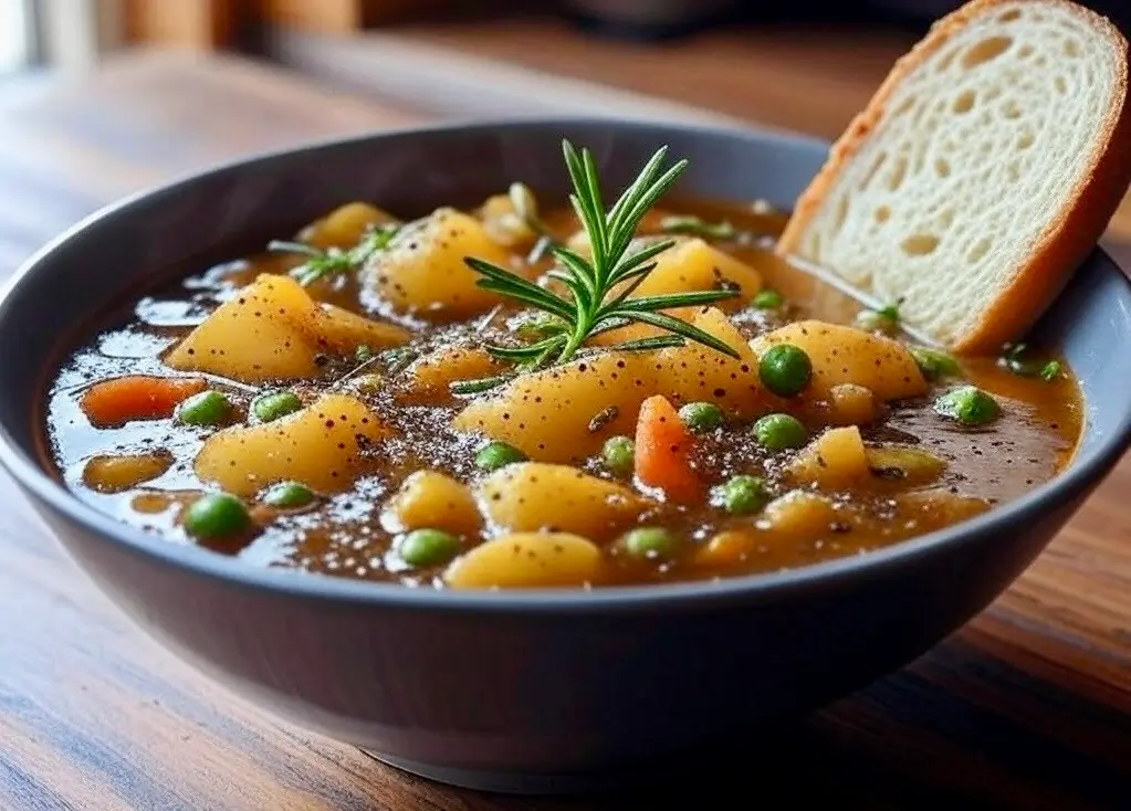 طريقة عمل يخنة البطاطس النباتية