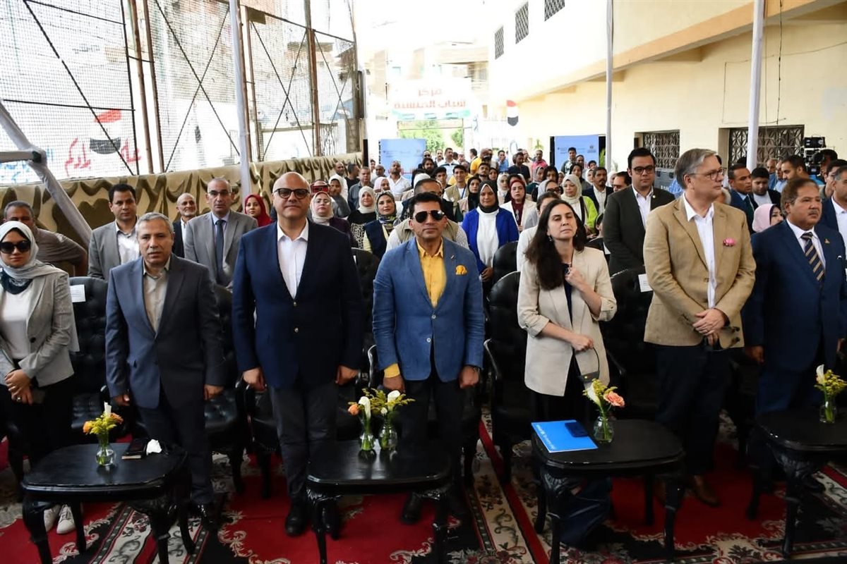 افتتاح معمل الابتكار بمركز شباب المنشية بمحافظة القليوبية لدعم الشباب