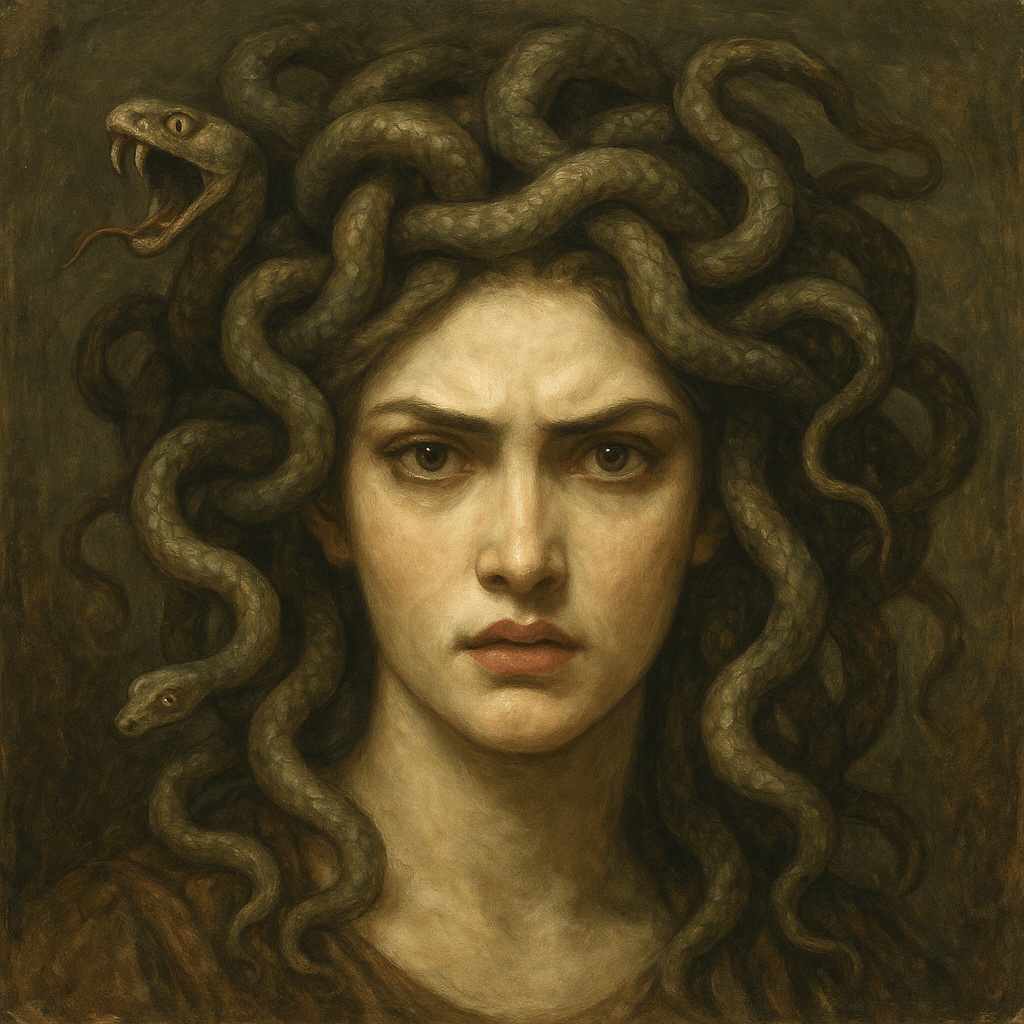 ميدوسا، Illustration of Medusa