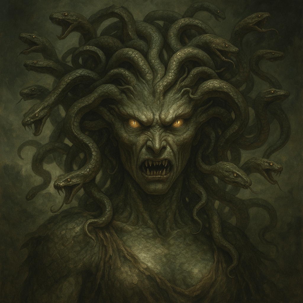 ميدوسا، Illustration of Medusa