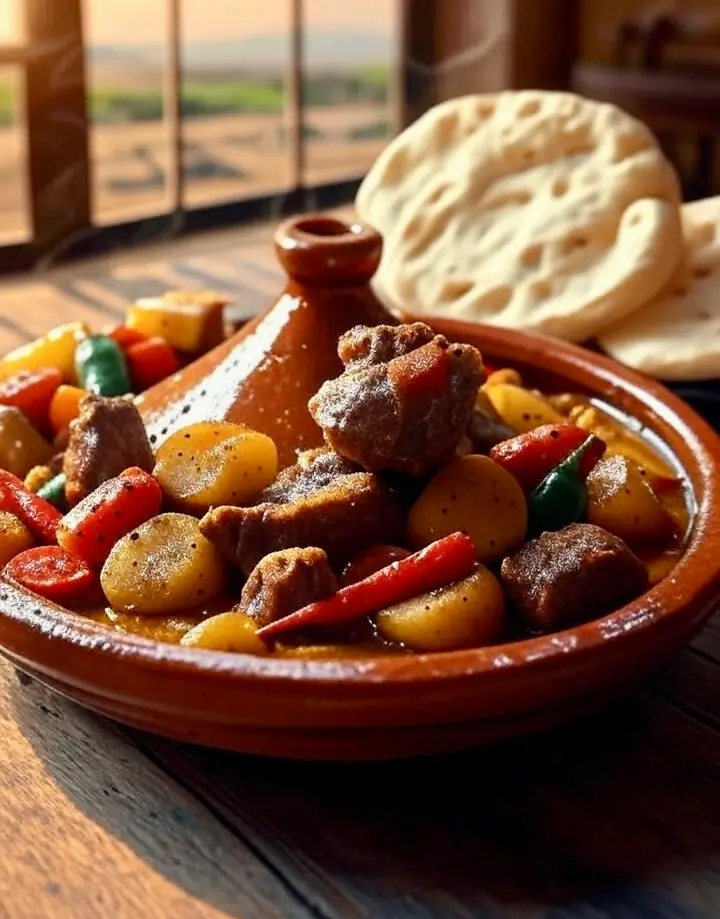 خطوات تحضير الطاجين الليبي