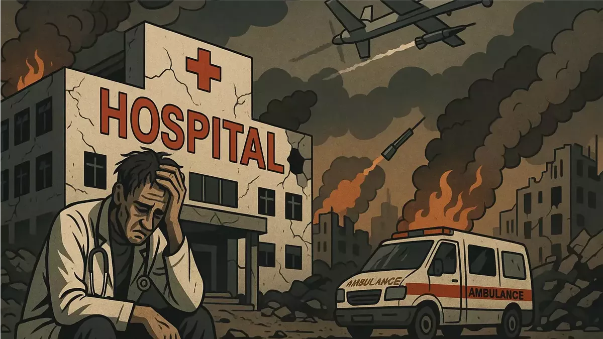 إسرائيل تقتل مدير مستشفى إندونيسي في غزة مع عائلته - Illustration
