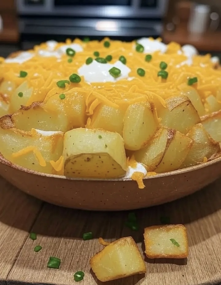 وصفة البطاطس بالجبنة الشيدر