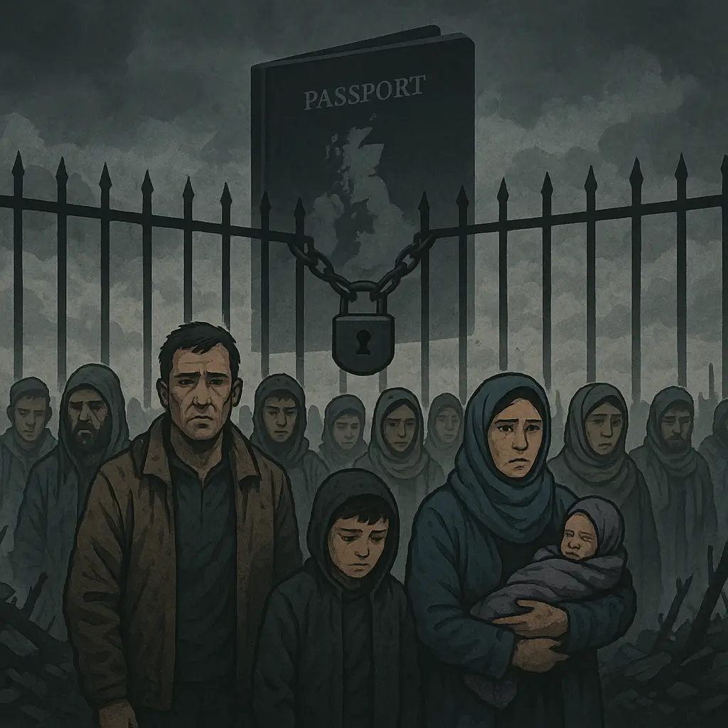 لجوء السوريين - Illustration