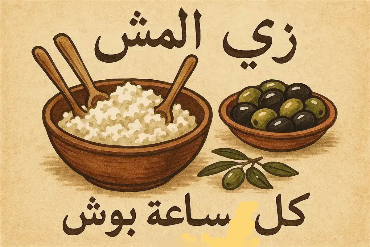 دلالات المثل الشعبي زي المش كل ساعة بوش