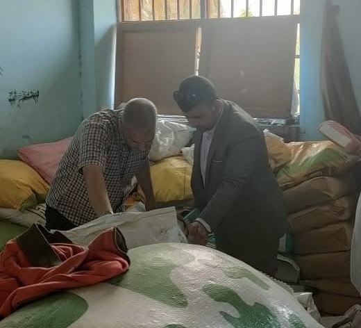 التحفظ على منتجات غذائية غير مطابقة للمواصفات