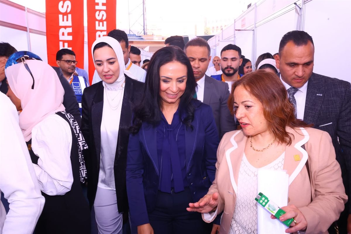 وزيرة التضامن تفتتح ملتقى فرصة حياة للتوظيف وتعلن توفير 7 آلاف فرصة عمل