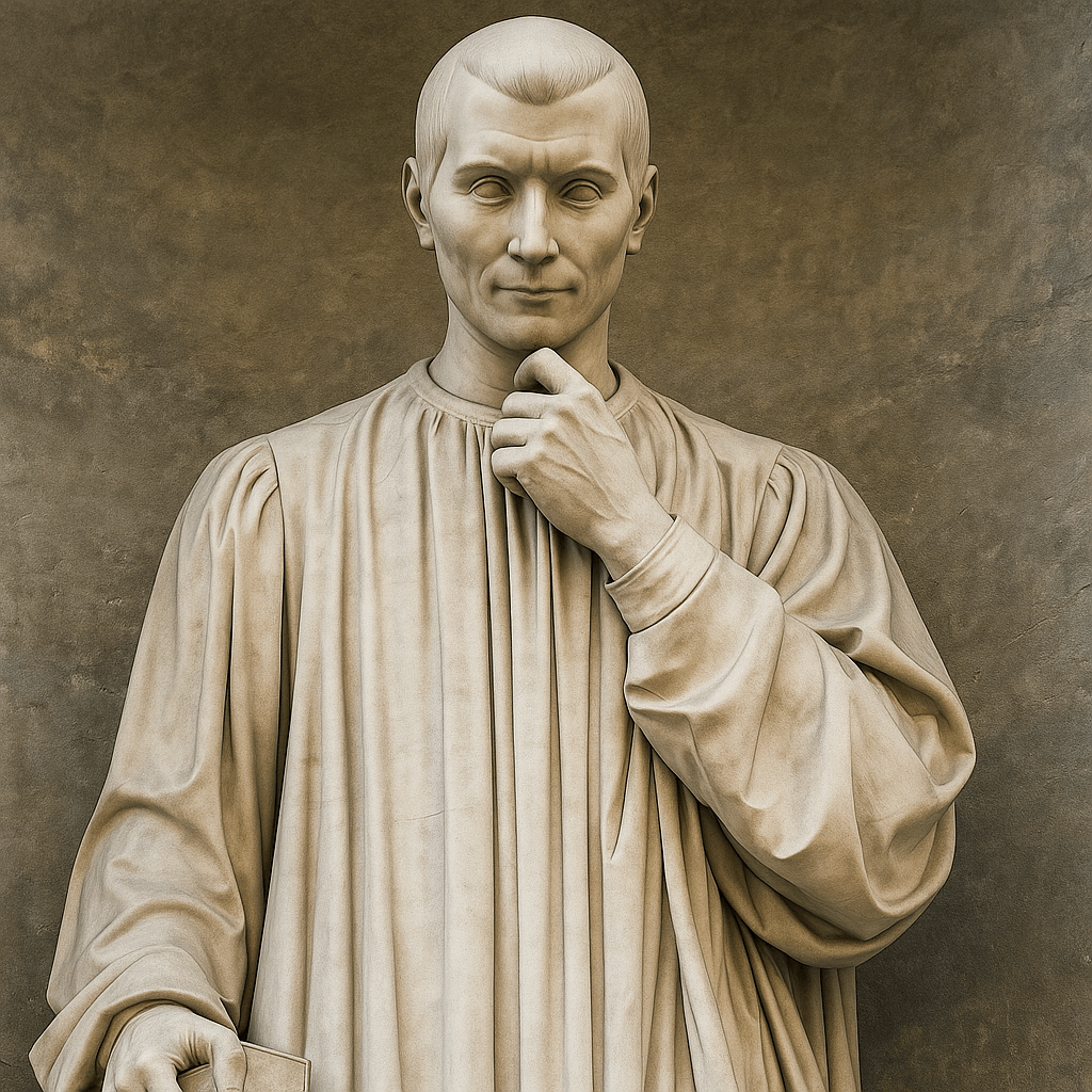 نيكولو مكيافيلي - Illustration of Niccolo Machiavelli