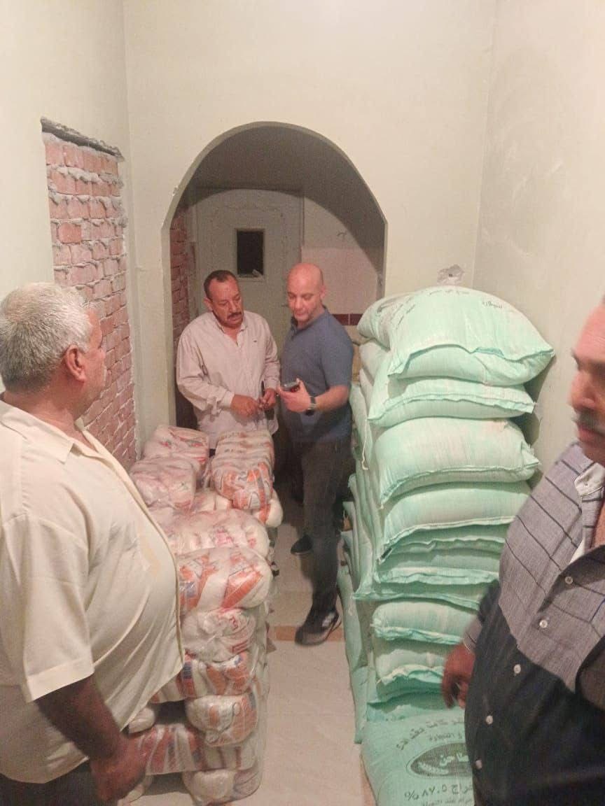 مصادرة سلع تموينية مهربة في حملة تموينية قوية