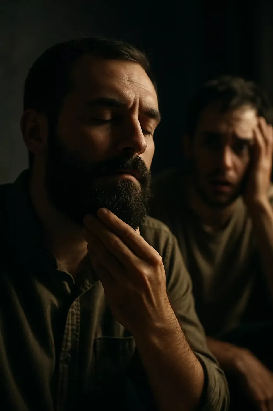 معنى المثل "واحد شايل دقنه والتاني تعبان ليه"