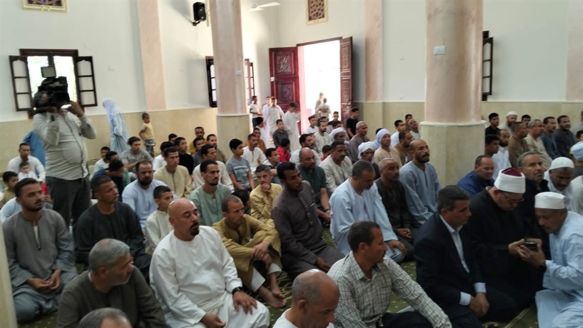 افتتاح مسجد عزبة علي زيدان ببني سويف بعد تطويره