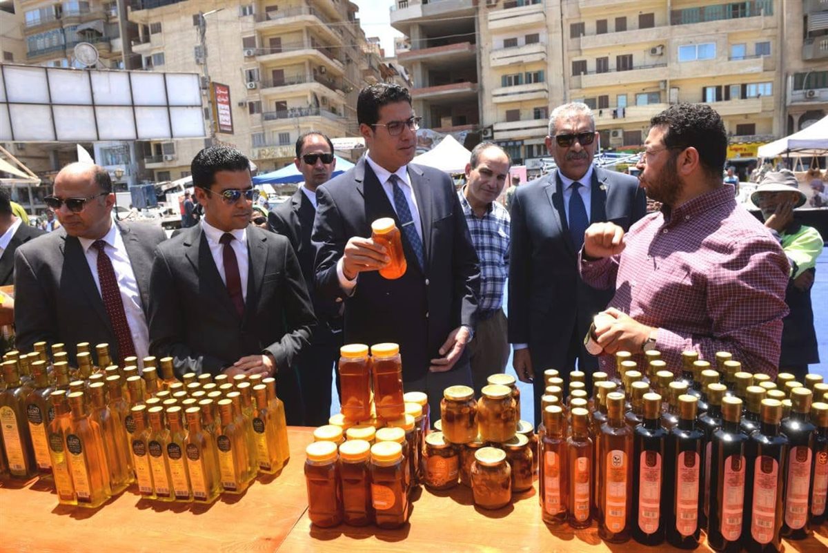 معرض كنوز مطروح ينطلق بمدينة المنصورة بمنتجات زراعية وحرف تراثية بدوية