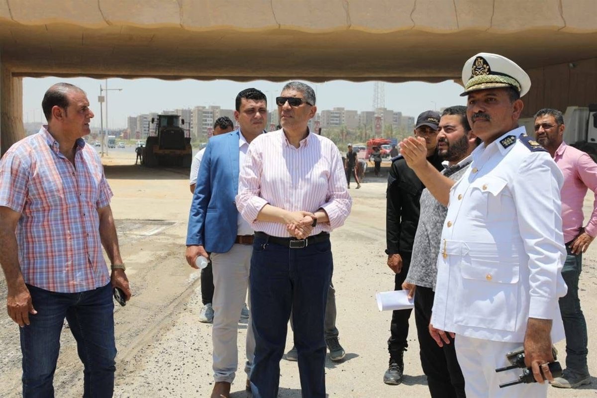 تطوير شامل في الطرق والمرافق المحيطة بالمتحف المصري الكبير