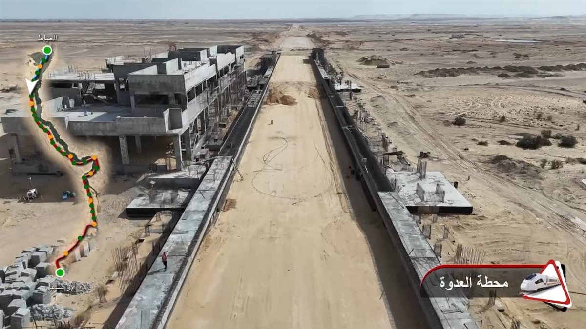 مشروع القطار الكهربائي السريع بين أكتوبر وأبوسمبل