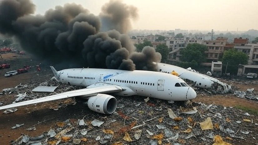 تحطم طائرة بوينغ 787 الرحلة 171 تسفر عن 279 قتيلًا - Illustration