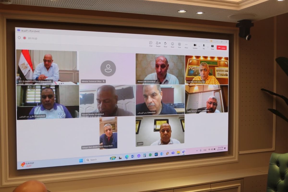 وزير الكهرباء يرفع درجة الاستعداد القصوى لتأمين الشبكة الموحدة