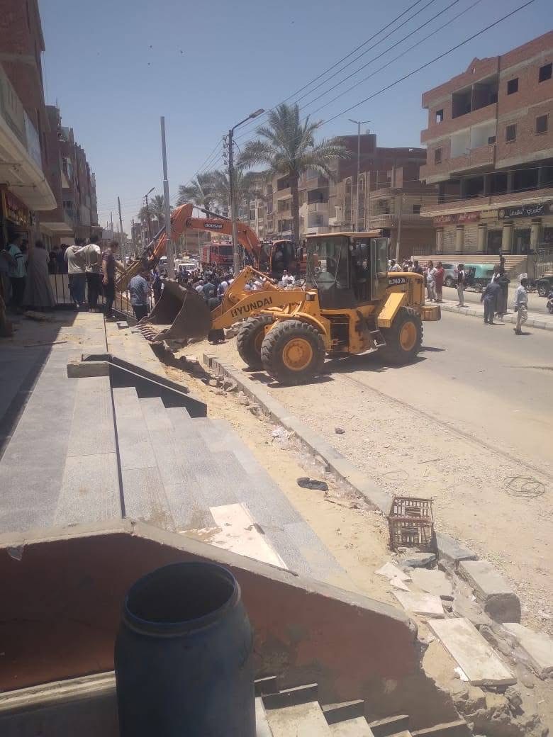 الحملة الثانية لإزالة التعديات في الإسماعيلية