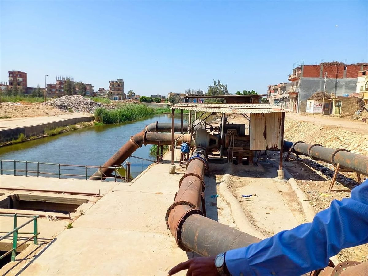 متابعة دقيقة لمحطات رفع المياه خلال إجازة العيد