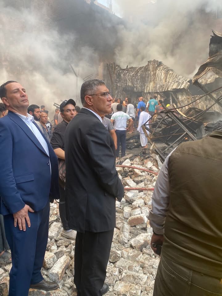 السيطرة على حريق أوسيم ومحافظ الجيزة يتابع إجراءات السيطرة
