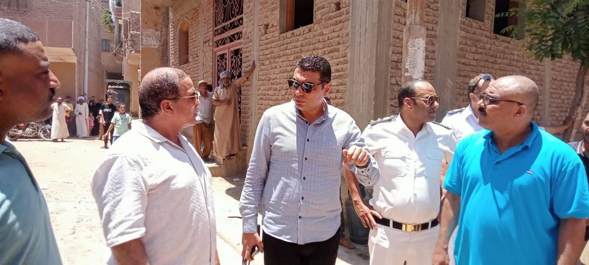 حملة إزالة التعديات بأرمنت بحضور نائب المحافظ
