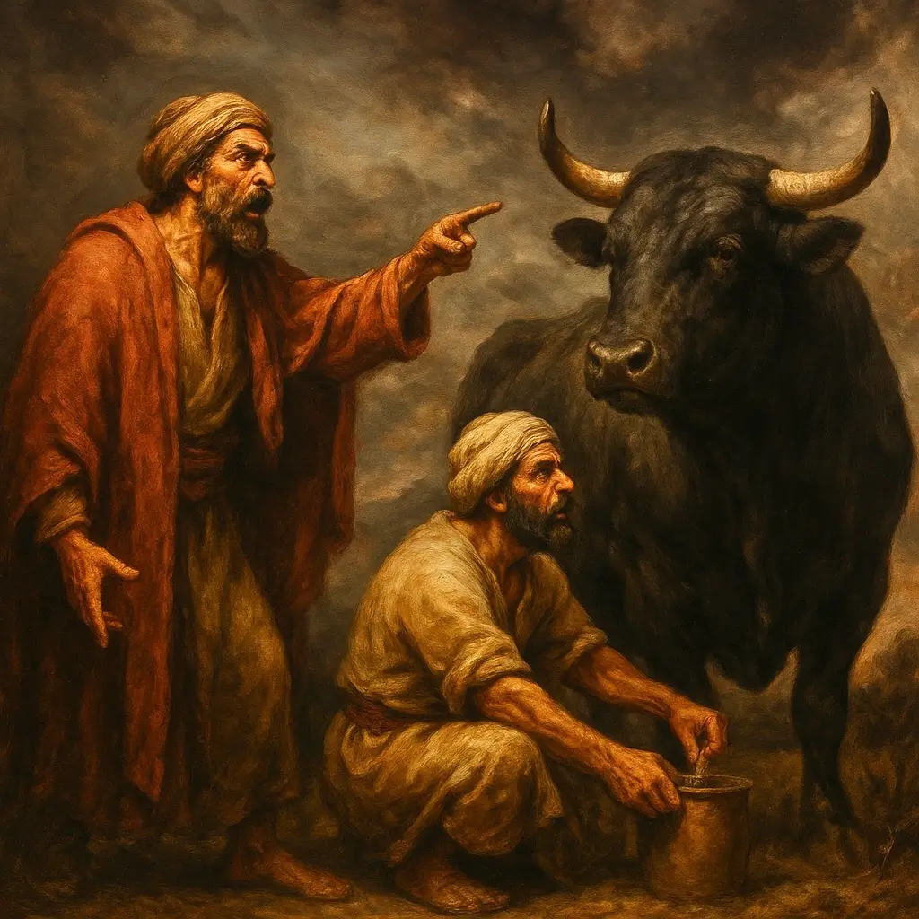نقول ثور، يقول احلبوه، مثل شعبي ساخر