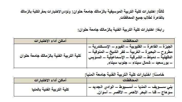 تنسيق الجامعات 2025 يشمل اختبارات القدرات للكليات المشروطة