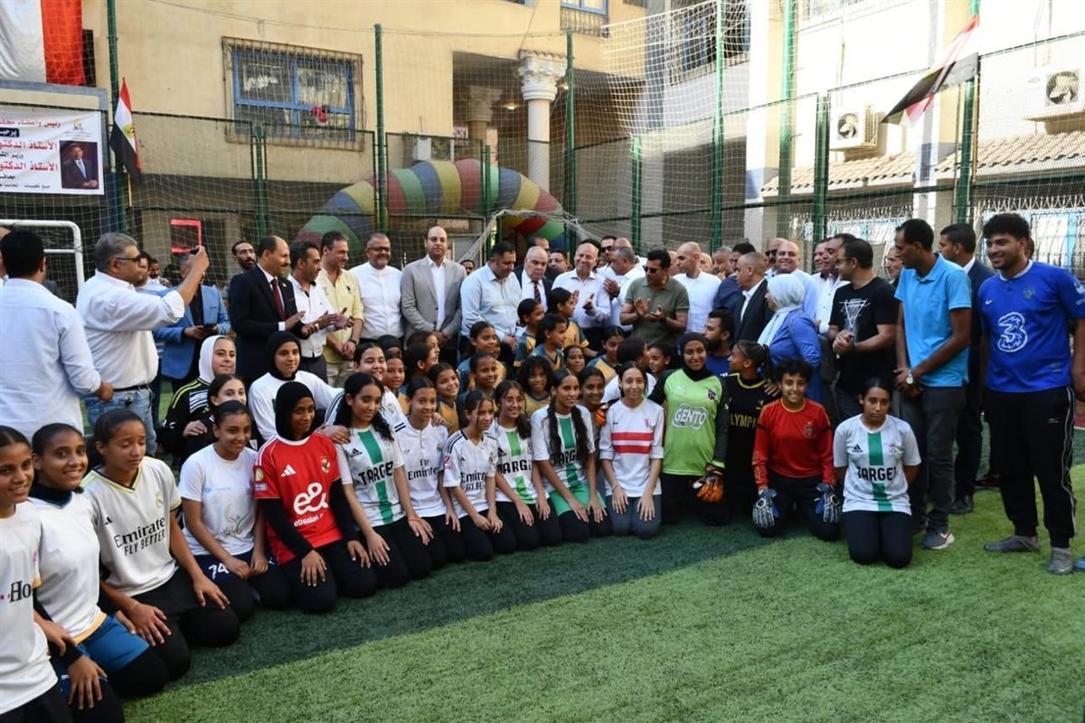 افتتاح ملعب شبرا مصر المطور