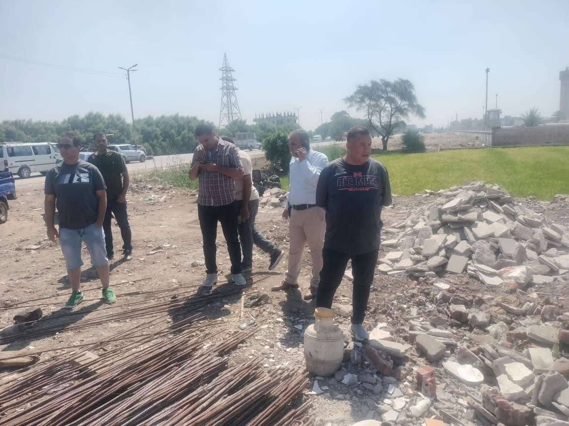 الإزالة الفورية لمخالفة بناء على الأراضي الزراعية