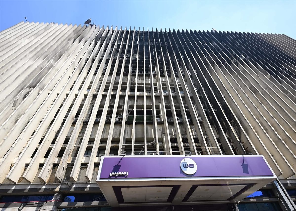 مدبولي يتابع حريق سنترال رمسيس