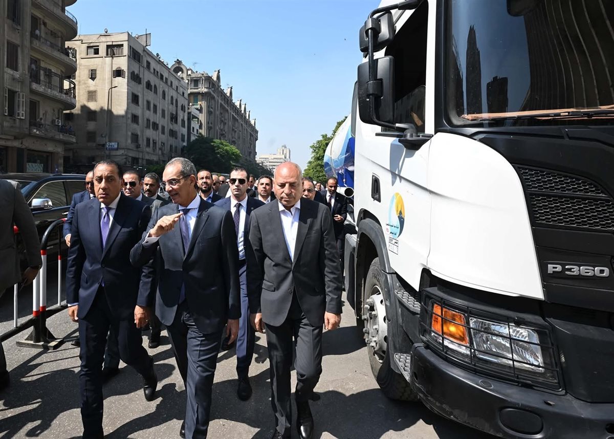 مدبولي يتابع حريق سنترال رمسيس