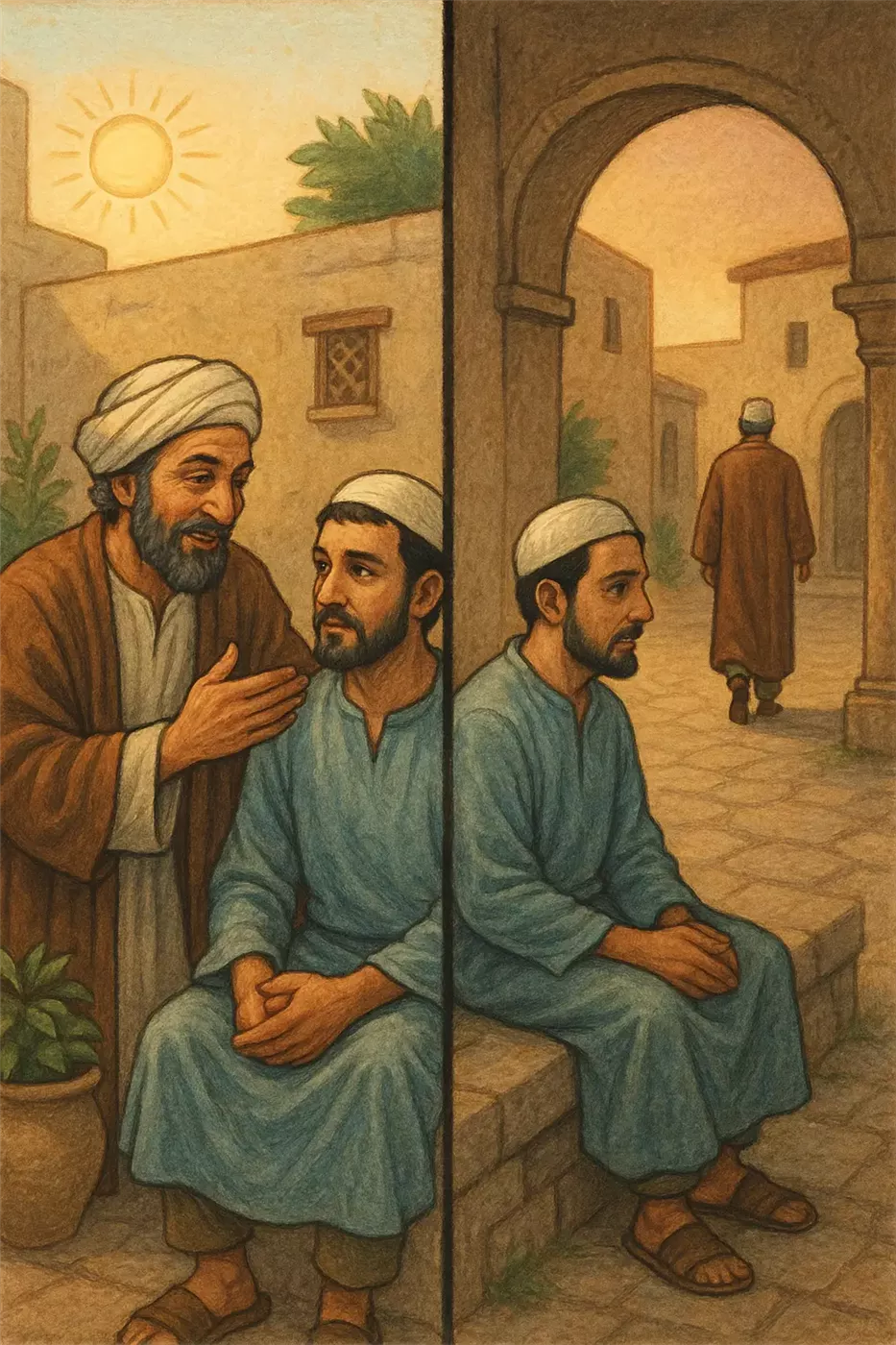 انصح صاحبك من الضحى للعصر، وآخر النهار غشّه