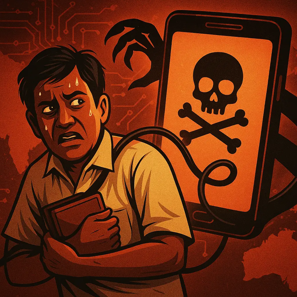 الهنود يخسرون 820 مليون دولار خلال 5 أشهر من عمليات الاحتيال الإلكتروني - Illustration