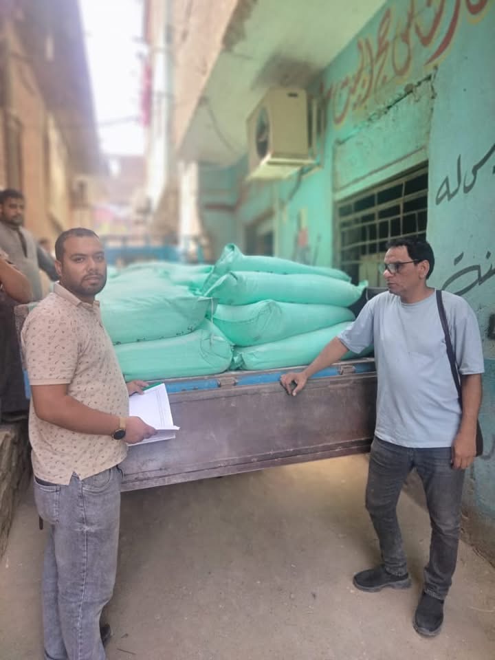 بطاقات تموين مضبوطة بمخابز مخالفة بالصف