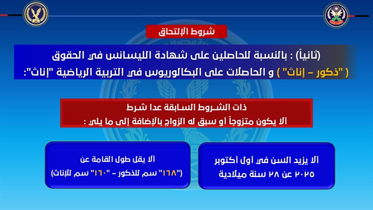 شروط ومواعيد الالتحاق بكلية الشرطة 2025 - 2026 - (4)