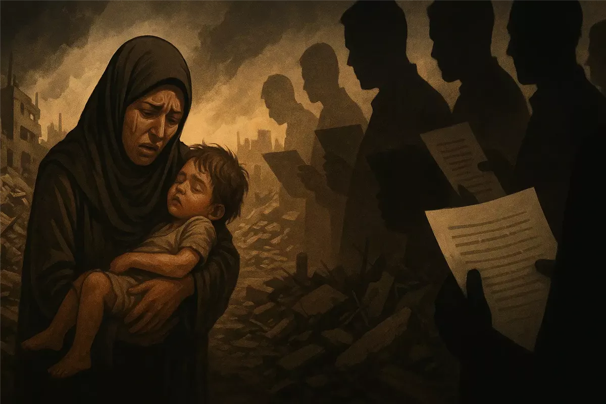 منظمات إنسانية دولية تحذر من تفاقم المجاعة في غزة - Illustration