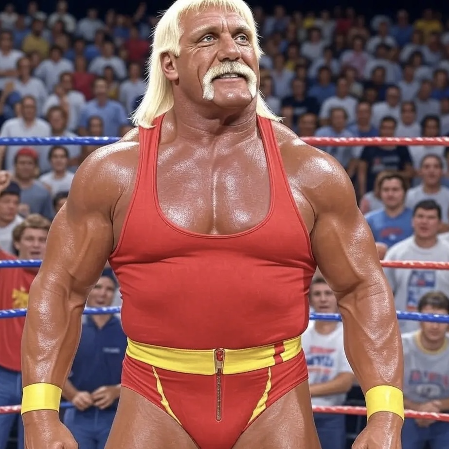 هالك هوجن رمز المصارعة الحرة في WWE عالميًا