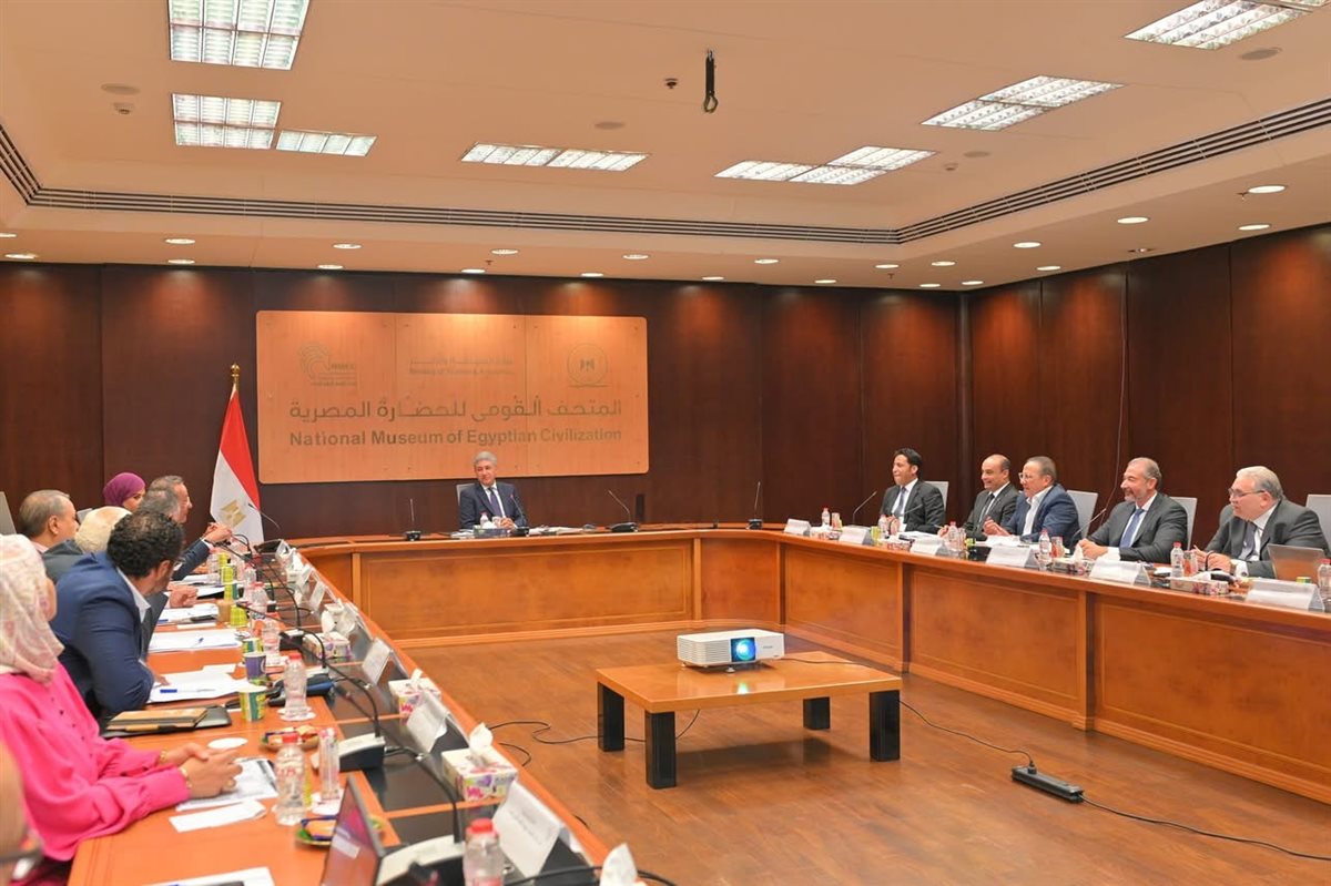 اجتماع لإعادة تسويق متحف الحضارة وزيادة إيراداته