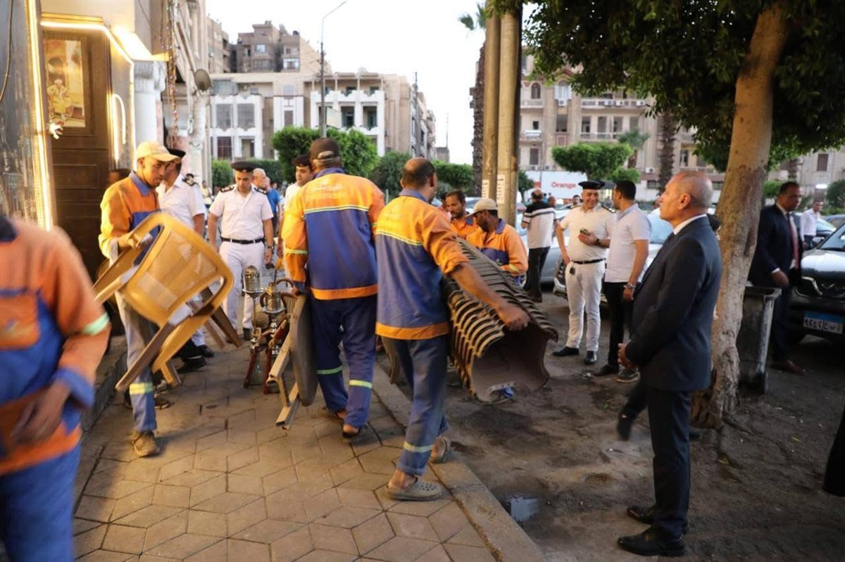محافظ القاهرة يوجه بحملات لرفع الإشغالات بمصر الجديدة