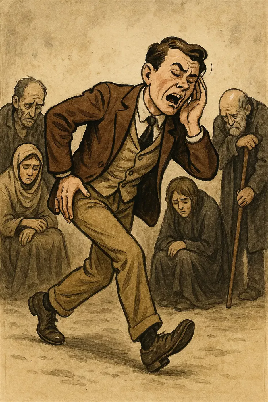 تعرج قدام مكسح