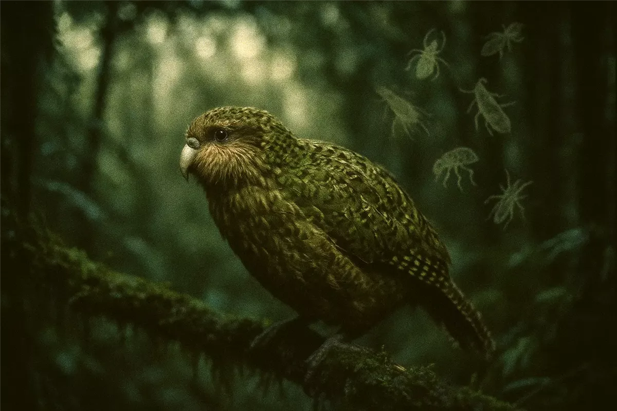ما أهمية طفيليات الكاكابو للتوازن البيئي؟