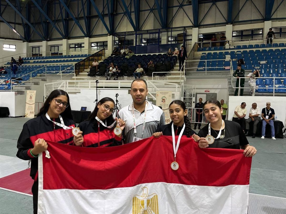 شادية تتألق مع منتخب مصر في الجزائر