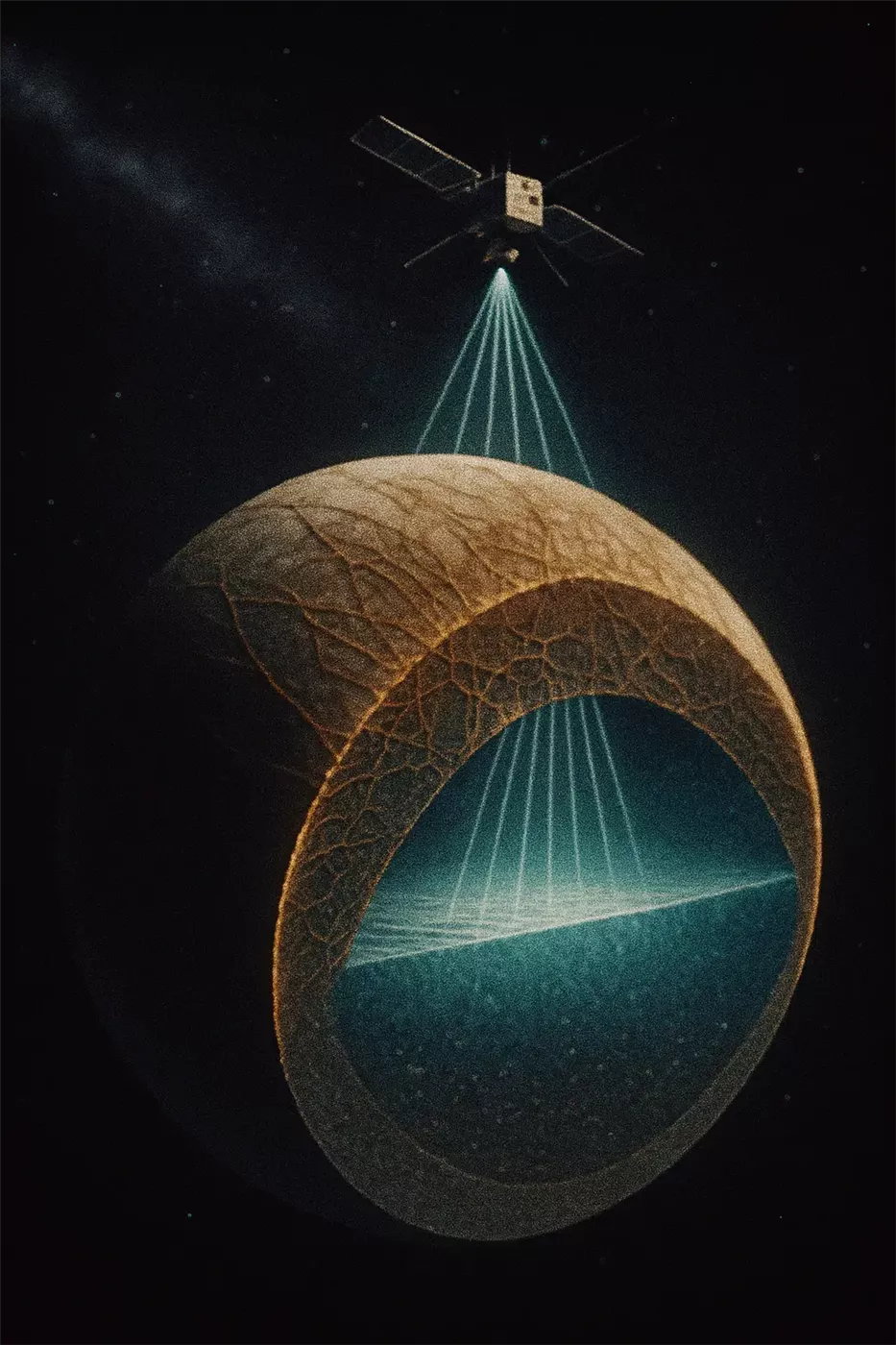 بيانات مذهلة من رادار Europa Clipper خلال تحليقه قرب المريخ
