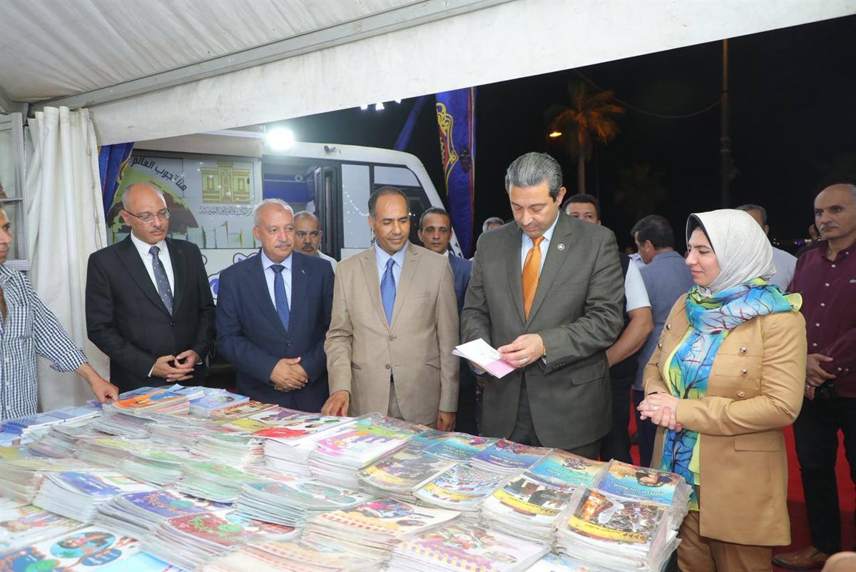 افتتح أيمن الشهابي معرض الكتاب برأس البر في دورته السادسة