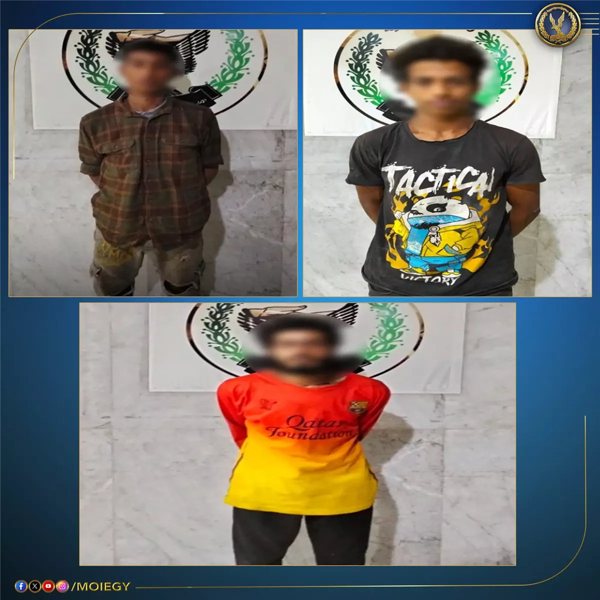 ضبط ثلاثة متهمين بتشغيل أطفال في التسول بالقاهرة والجيزة