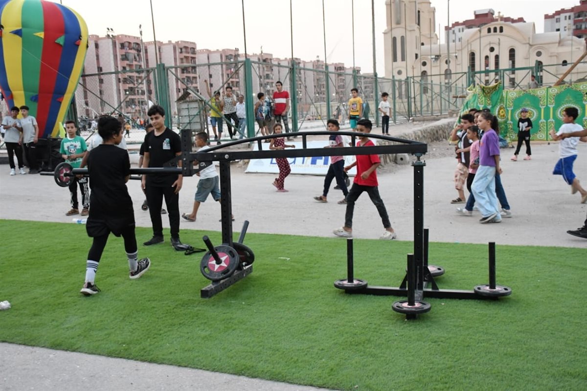 1000 لاعب ولاعبة يشاركون في احتفال اليوم العالمي للشباب بحي الأسمرات