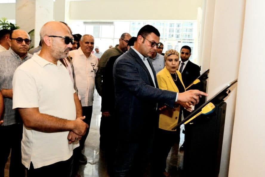 التشغيل التجريبي لمركز خدمات هيئة المجتمعات العمرانية بالعلمين