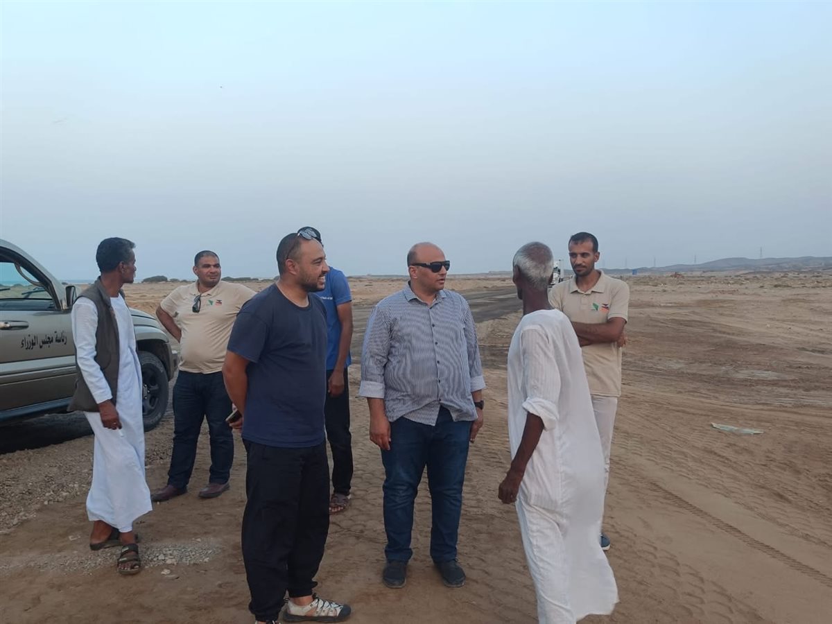 زيارة رئيس قطاع حماية الطبيعة لمحمية وادي الجمال